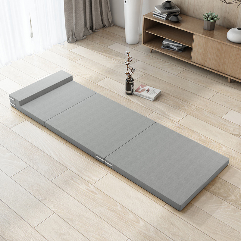 办公室午睡榻榻米海绵床垫子单人便携式打地铺折叠午休垫子