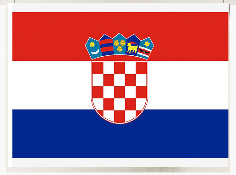 克罗地亚国旗 世界杯旗帜60*90cm 5号现货供应 一件代发速卖通货