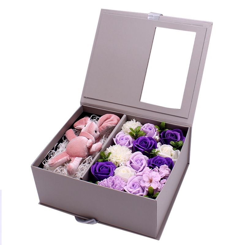 Factory Special Sale Soap Rose Creative Gift Love Letter Box Mother's Day Gift Carnation Soap Flower