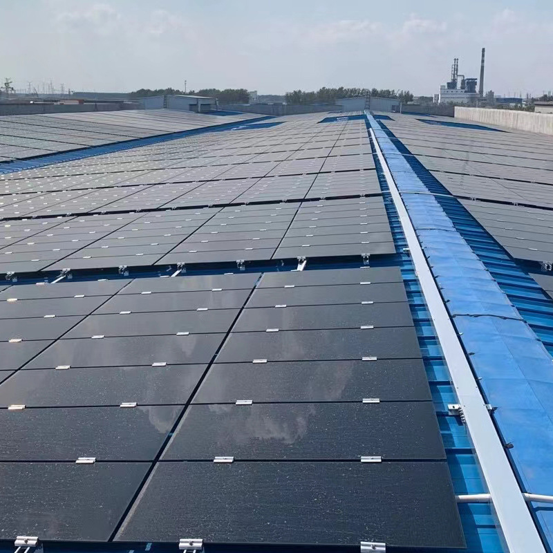 厂家直供碲化镉发电玻璃  彩色透光太阳能组件发电户外用光伏玻璃