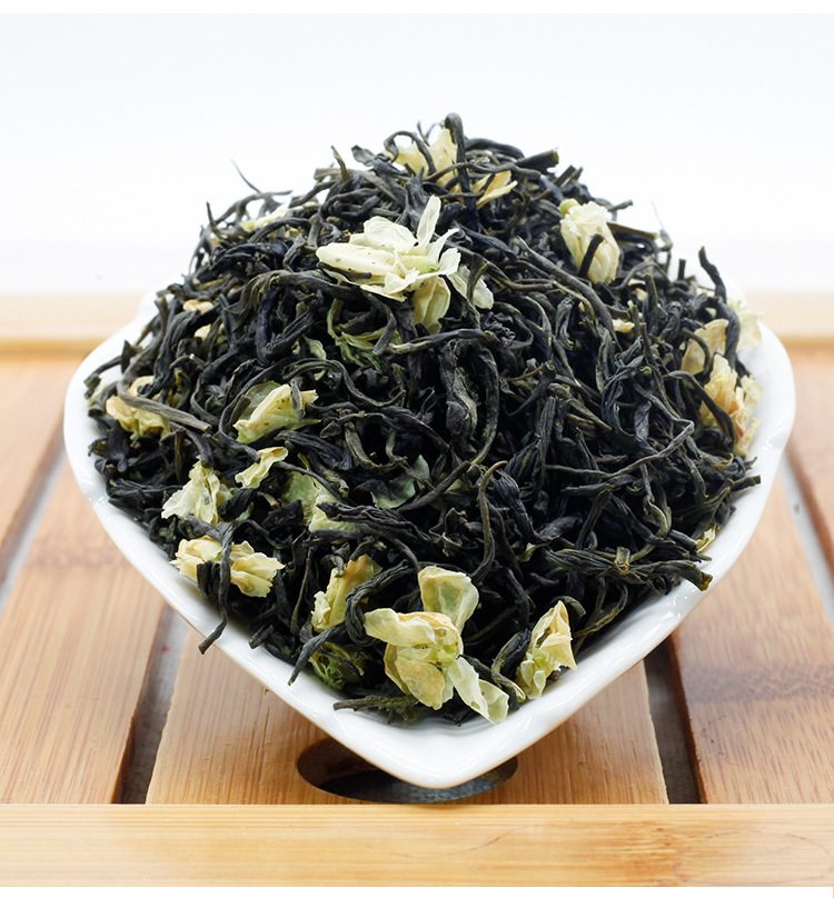 2018雅安特产花茶 新茶浓香特级茉莉花茶 花毛峰茶叶500g散装