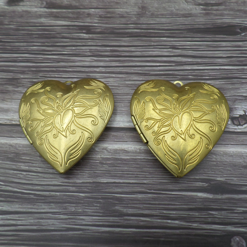 心形相盒吊坠 爱心相盒饰品 桃心相盒吊饰 项链饰品毛衣挂件