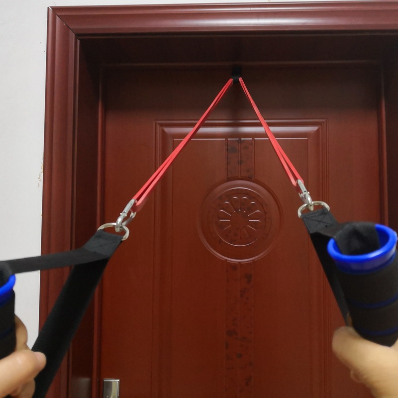 弹力带阻力弹力绳门扣门锚拉力绳固定器健身配件夹门缝卡门上挂门
