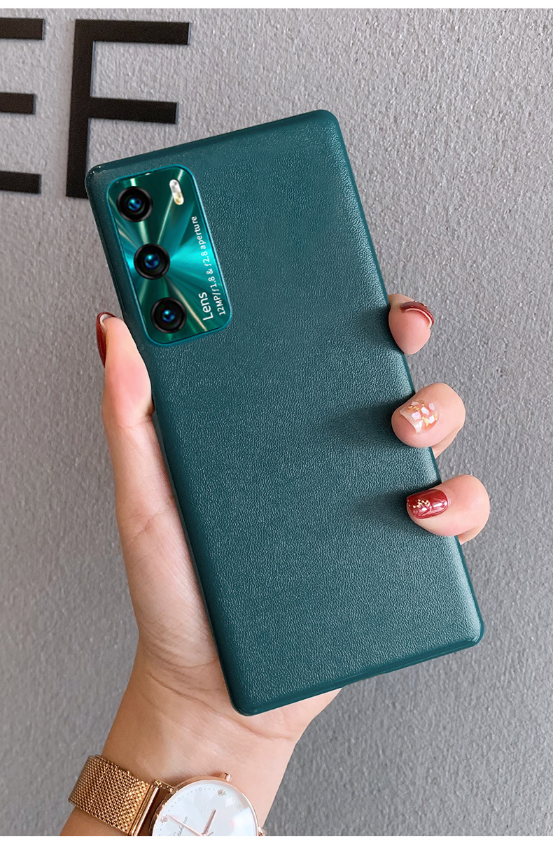 opporeno4手机壳新款9a11创意reno3pro防摔a52保护套a8硬壳素皮纹