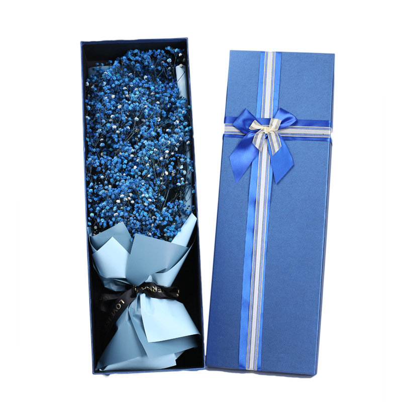 厂家批发大束永生满天星礼盒情人节创意礼品生日礼物永生花满天星