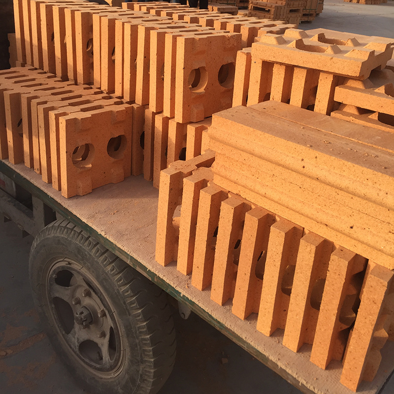 河南耐火砖厂家碳素焙烧炉用火道墙高铝粘土砖定制异型粘土耐火砖