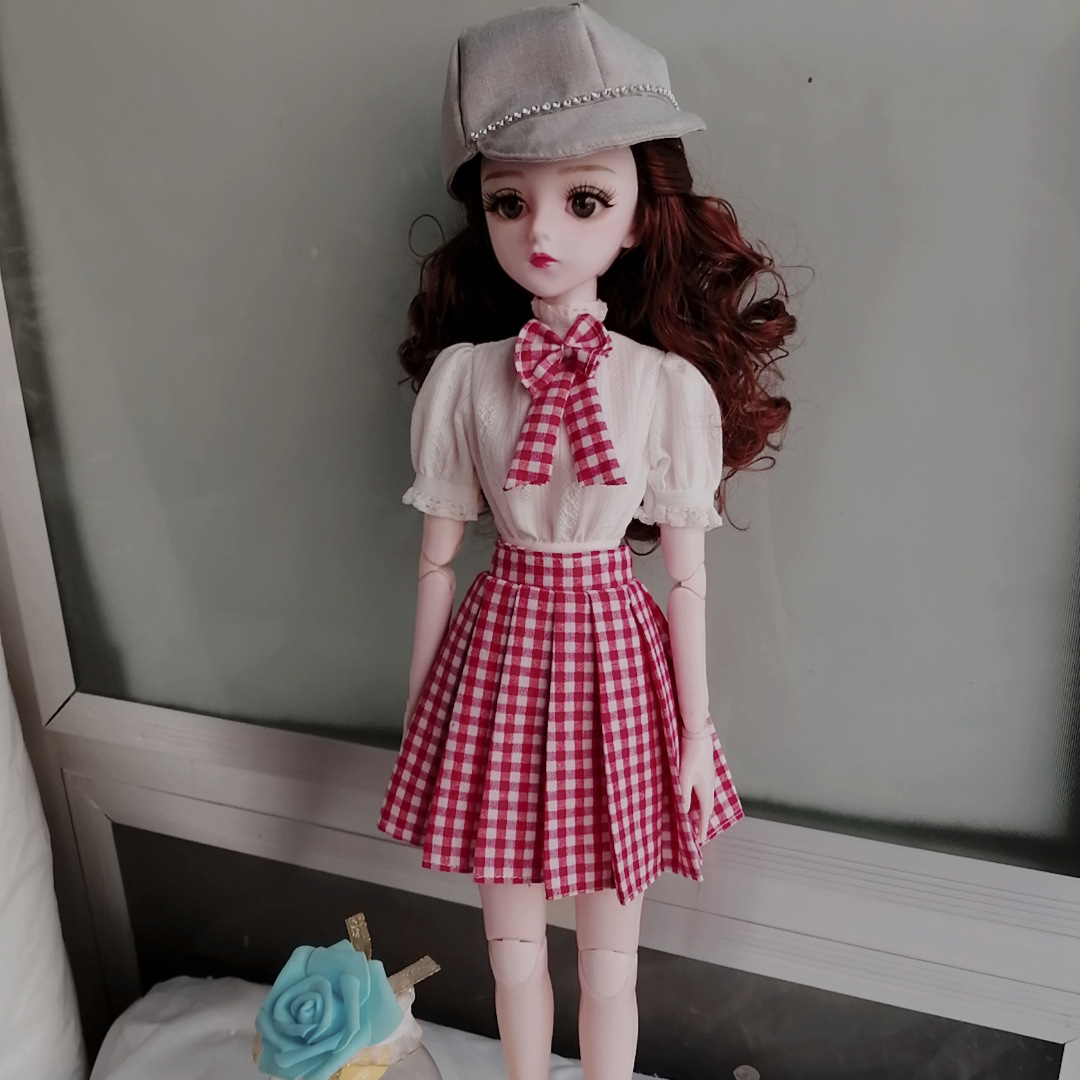 厂家直销60厘米小清新休闲时装娃衣洋娃娃换装3分bjd娃娃衣服