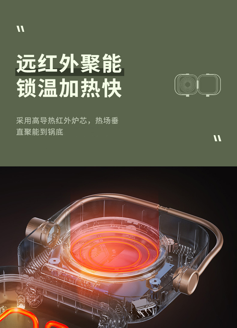 韩国bokuk伯可福多功能料理锅家用涮烤肉电火锅烧烤炉蒸煮炒一体