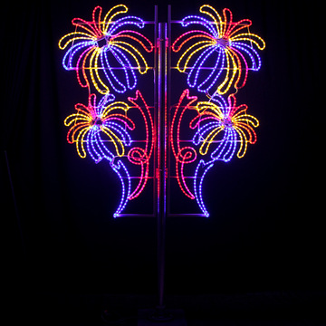 led过街灯 横街灯路灯灯杆装饰灯 节日灯杆平面造型灯 景观造型灯