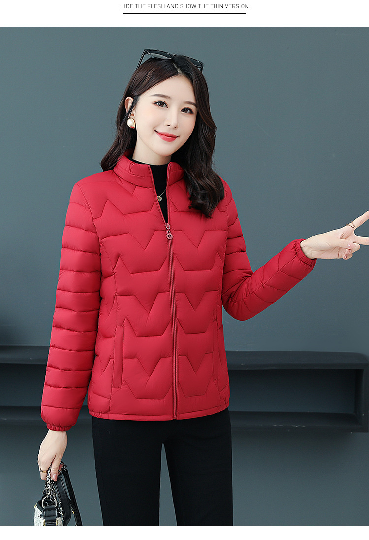 2022新款羽绒棉服女短款轻薄女士棉衣韩版修身大码小棉袄冬装外套