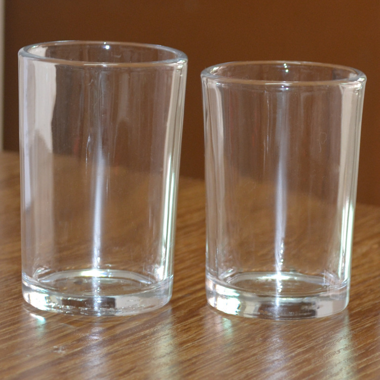 定制直身钢化杯耐高温防摔玻璃啤酒杯消毒餐具酒吧ktv5安钢化杯