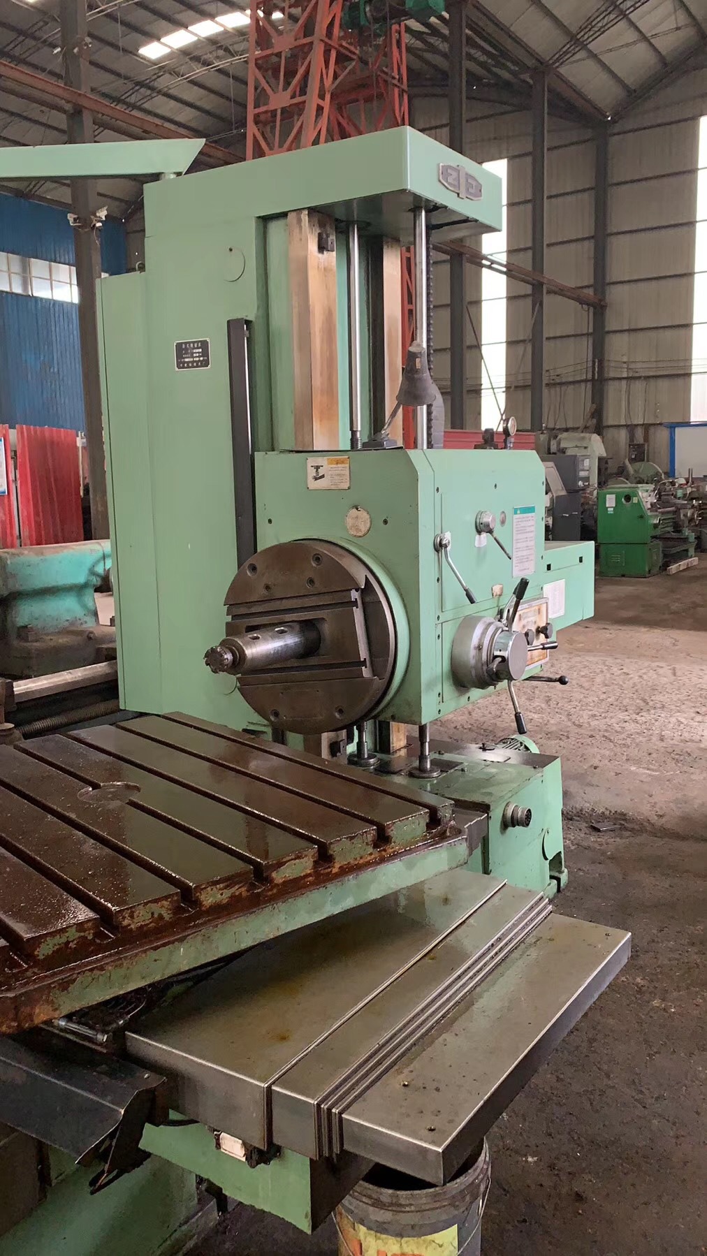 处理二手机床车床卧式铣镗床tpx6111b中捷钻镗厂