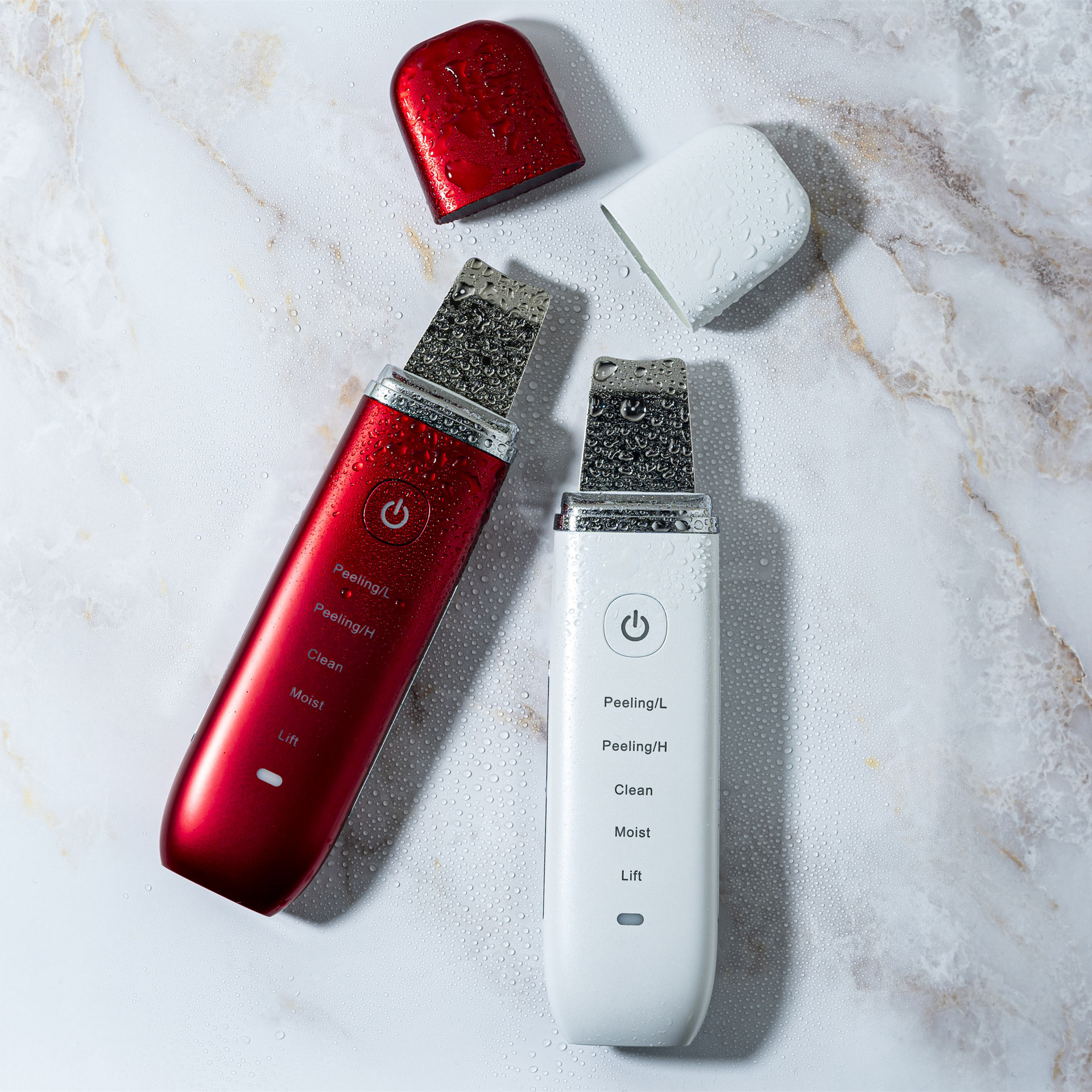 cosbeauty可思美跨境离子家用脸部超声波铲皮机美容仪祛黑头铲