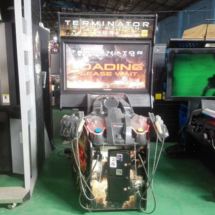 二手成人射击游戏机终结者4电玩城儿童乐园双人射击类成人模拟机