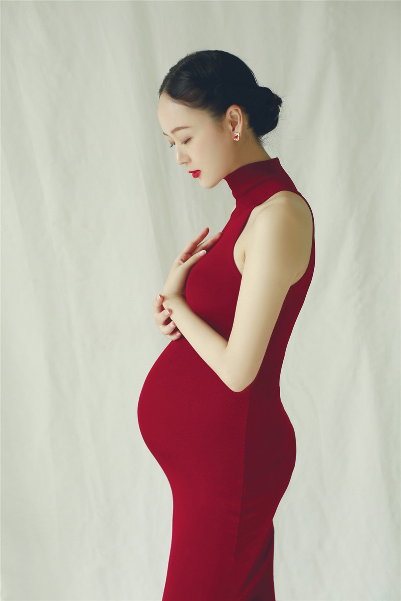 新款韩版影楼摄影服饰孕妇主题写真服装唯美写真拍照妈咪摄影衣服