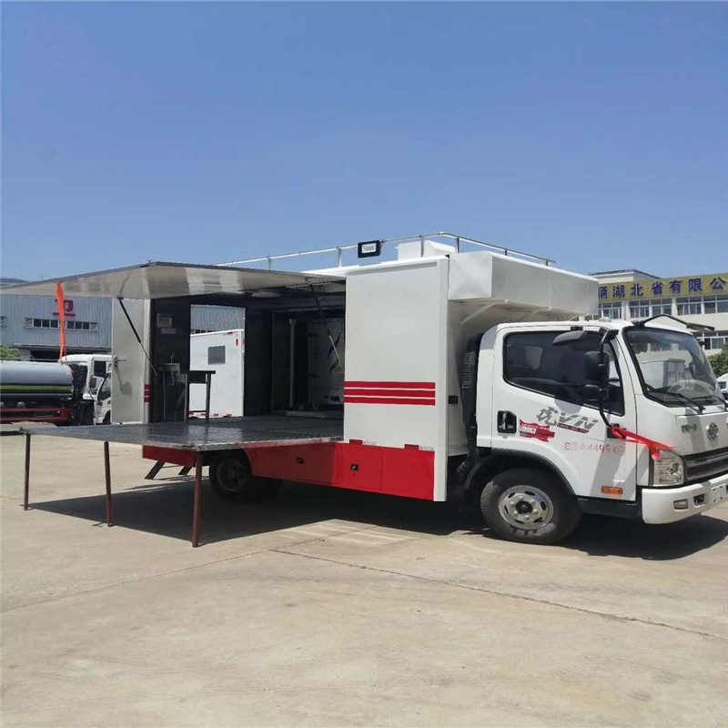 东风多利卡汽车餐车设备齐全蓝牌售卖车流动经营移动餐车外卖车