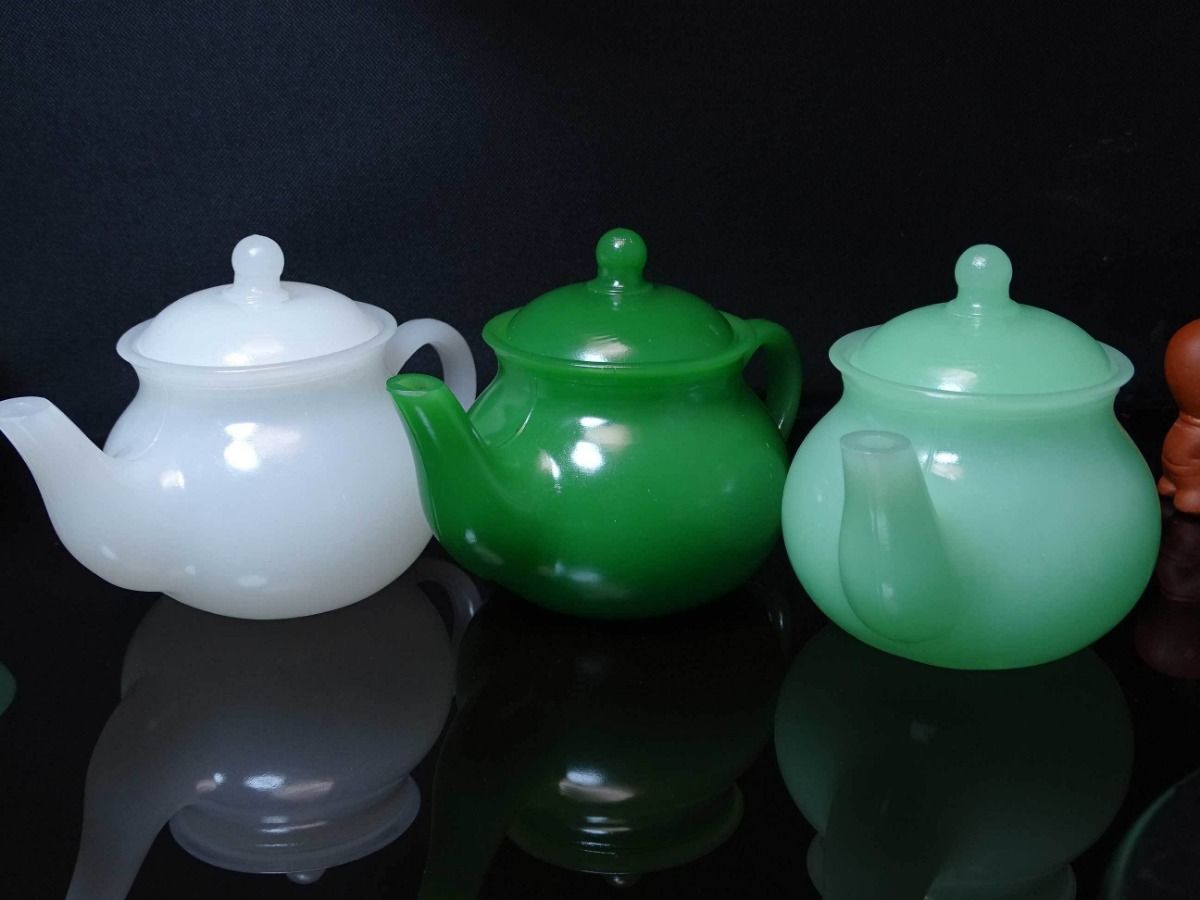 真品碧玉色菠菜绿白玉杯子玉茶碗玉酒杯玉杯茶具茶杯酒具工夫茶