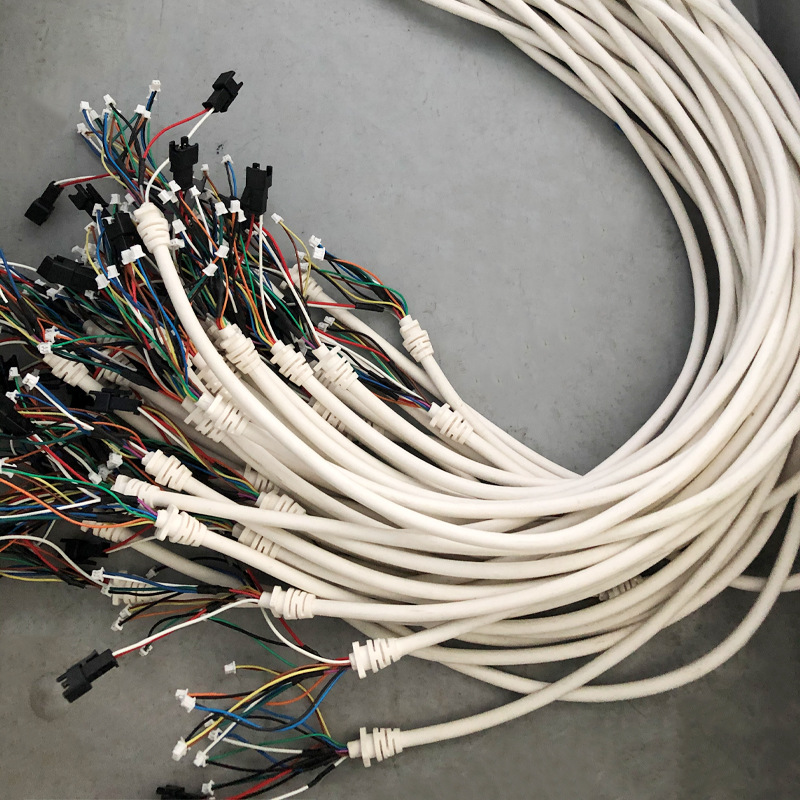 上海线束胶带8芯/10芯pu护套线艾灸仪手柄线束加工定制现货