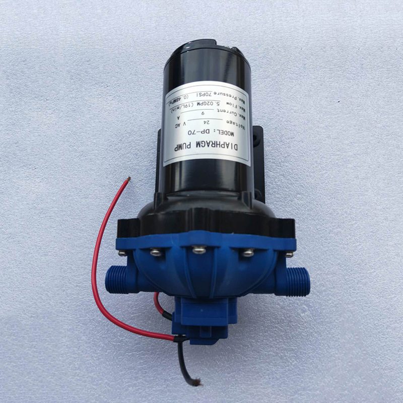 高压隔膜泵dp-70/12v24v直流增压泵化工行业循环冷却扫地车喷水泵