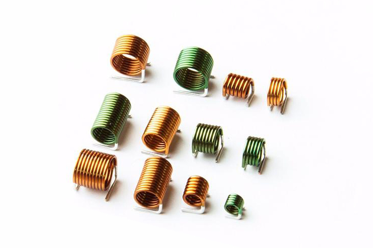 厂家生产高频圆柱空心线圈电感 马达电机弹簧线圈 5t 1.0mm线