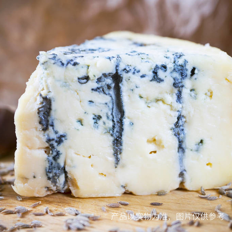 琪雷萨丹麦进口cheese 三角蓝纹奶酪 即食干酪蓝波臭乳酪芝士100g