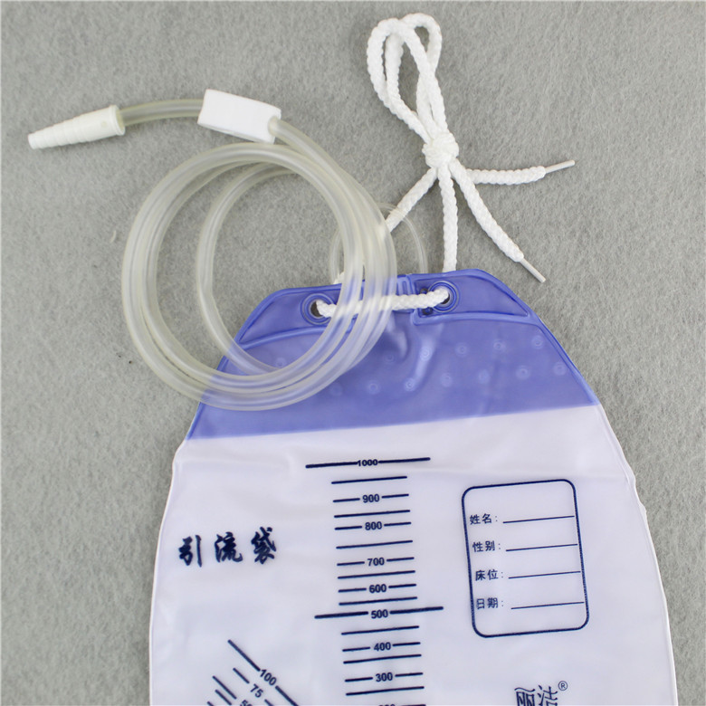 丽洁尿袋引流袋一次性防逆流家医用女男老人胆汁导集接尿袋1000ml