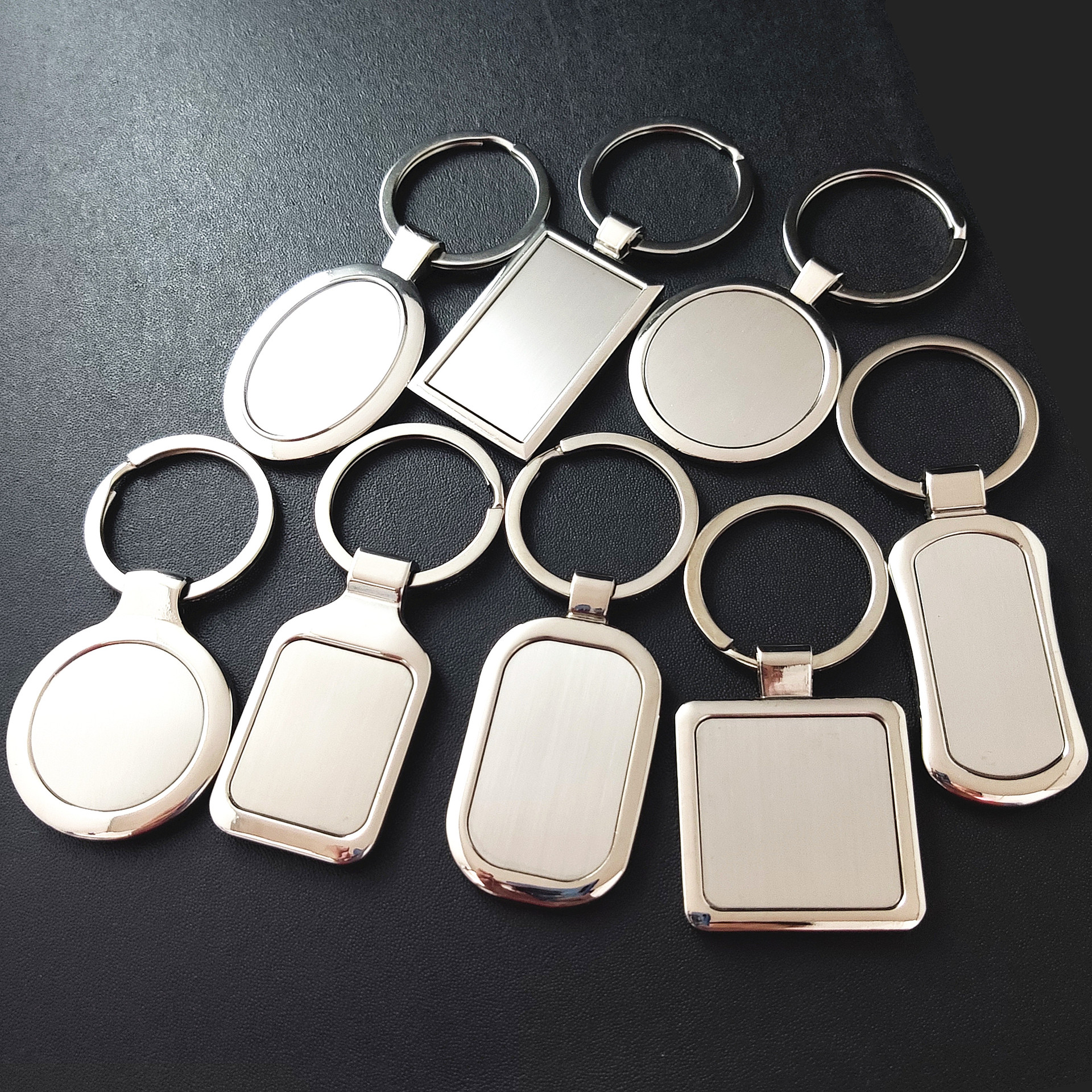 Metal Keychains Zinc Alloy Single Key Chain Advertising Promotional Novelties