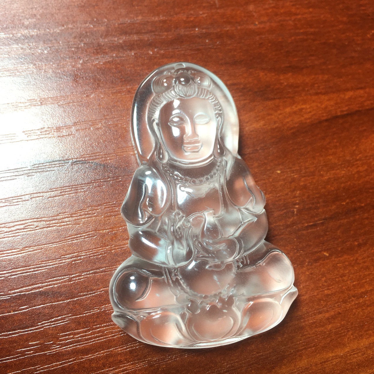 水沫玉正庄观音吊坠一件代发尺寸51*32.3*9.