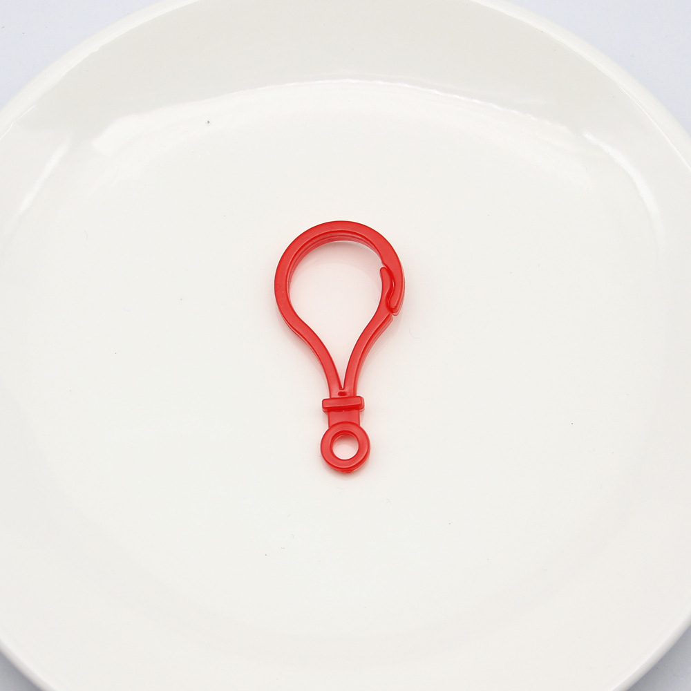 灯泡扣 公仔挂钩 塑料彩色钩挂件龙虾扣