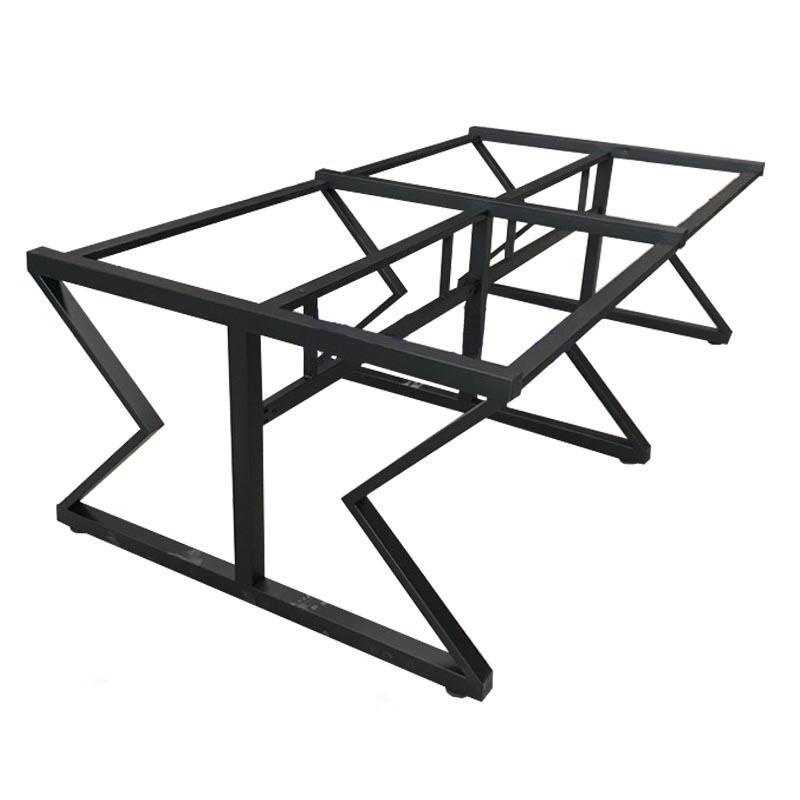 办公桌腿支架铁架脚会议桌脚工作台支撑腿可定制金属加厚铁脚架