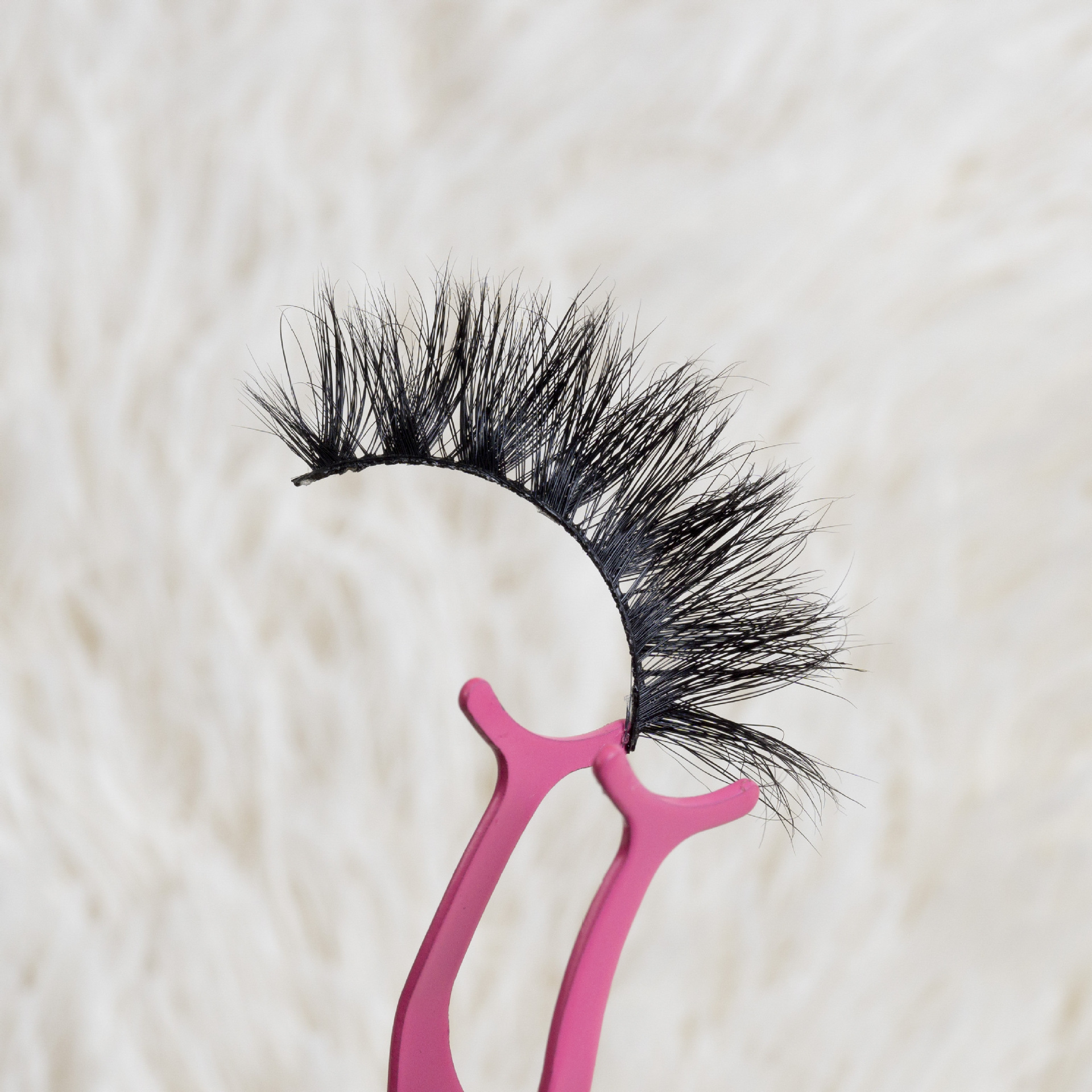 lx-118 3d水貂毛假睫毛 立体多层自然纤长交叉款