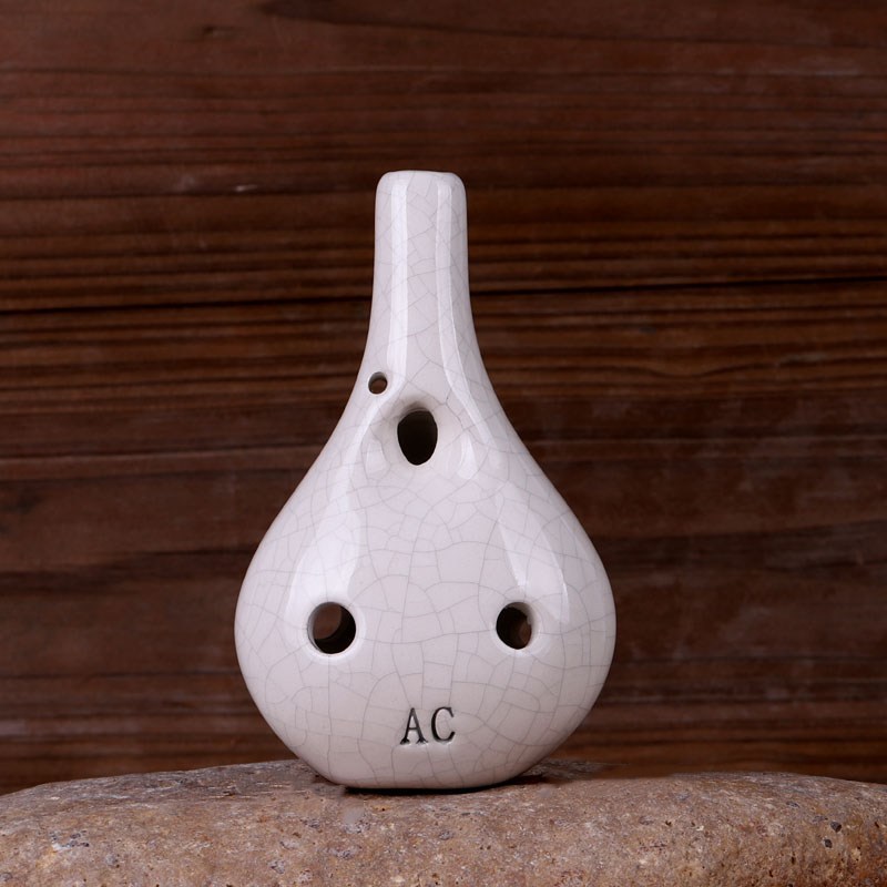 新品6孔陶笛中音c调ac 民族乐器 初学教学陶笛6孔送教材 厂家批发