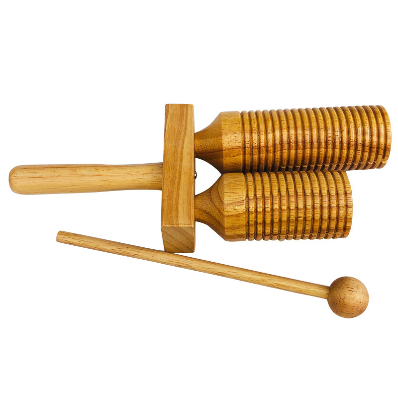 【现货】奥尔夫打击乐器 橡木材质 高低梆子 高中低梆子 小额批发