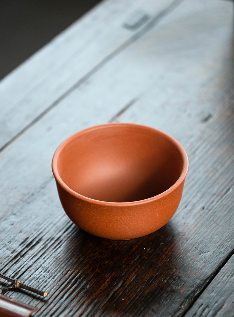 批发宜兴原矿紫砂碗无涂层无釉汤碗小炖盅