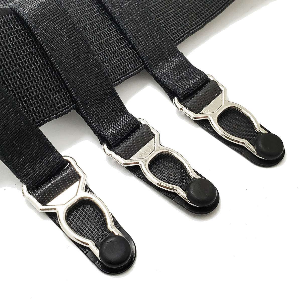 男士长筒丝袜袜夹子袜夹吊袜夹 男式吊袜带硅胶防滑夹大腿环高筒