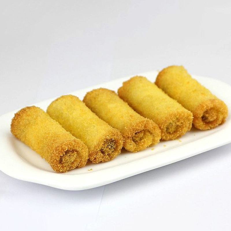 大笑绿茶芋卷红豆甜蜜芋泥酒店点心冷冻油炸半成品小吃奶茶300g