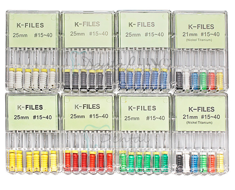 牙科根管不锈钢锉口腔材料不锈钢k锉h锉r锉手用超弹不易断