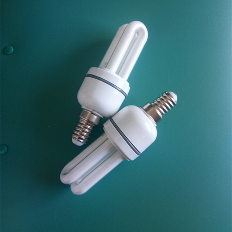 e14节能灯管三基色小头家用u形管3w5w7w9w11w13w15w厂家直销包邮