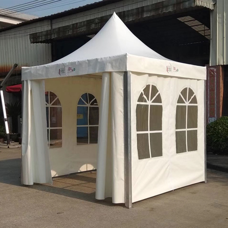 欧式尖顶帐篷户外 活动吊顶篷房 婚礼派对展销四角遮阳棚