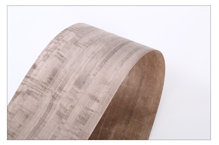 生产供应 染色灰尤加利 直纹无纺布木皮 家居装饰面木皮 价格实惠