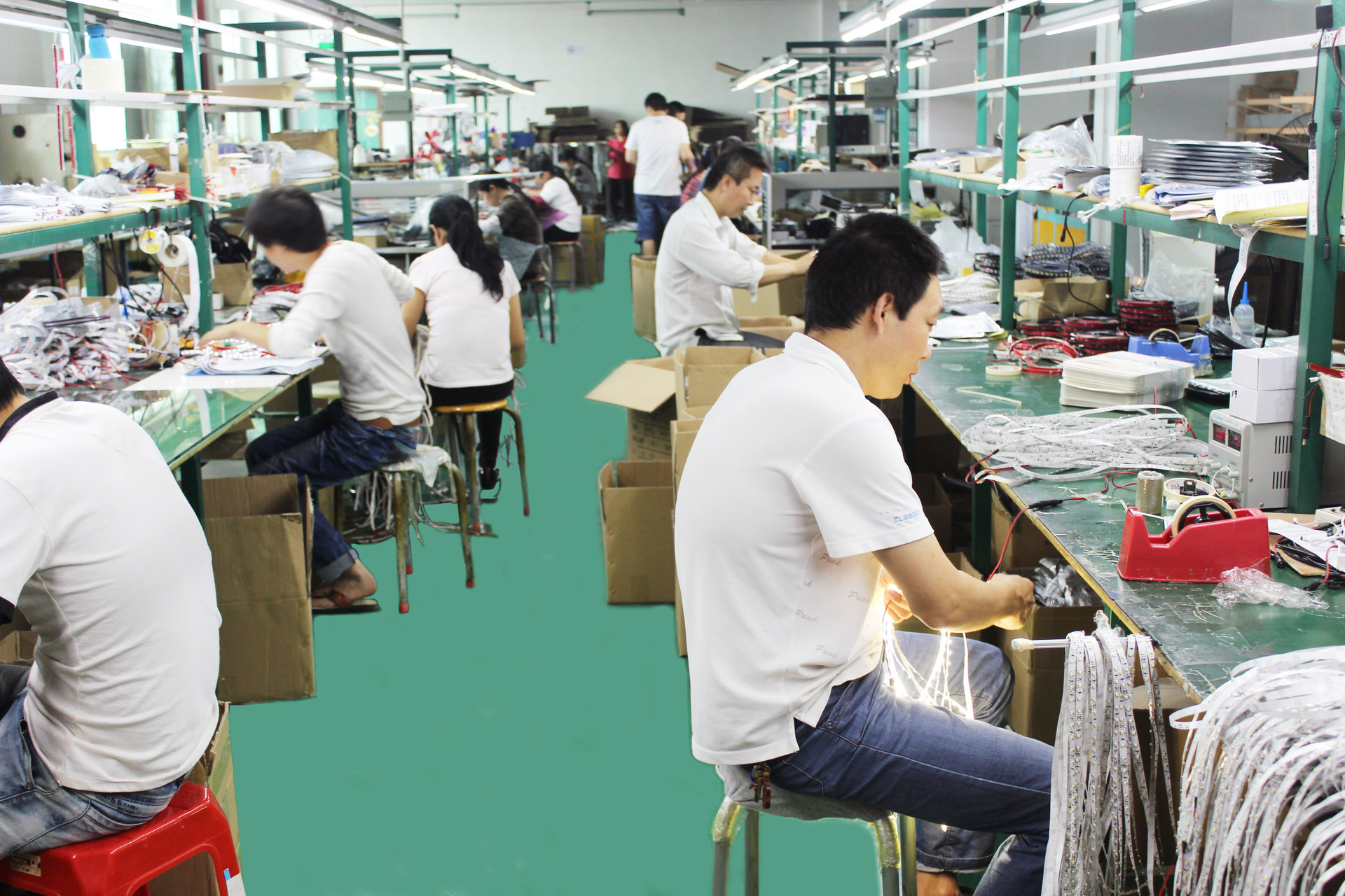 厂家直销led灯带5050 96灯单色&rgb高亮软灯带 12v贴片灯条可定制