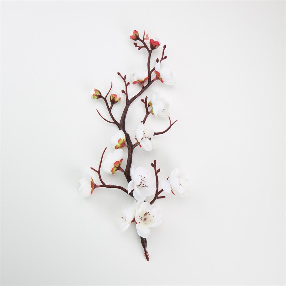 仿真梅花 中式田园仿真绢花短干枝腊梅 主题蛋糕装饰梅花家居装饰