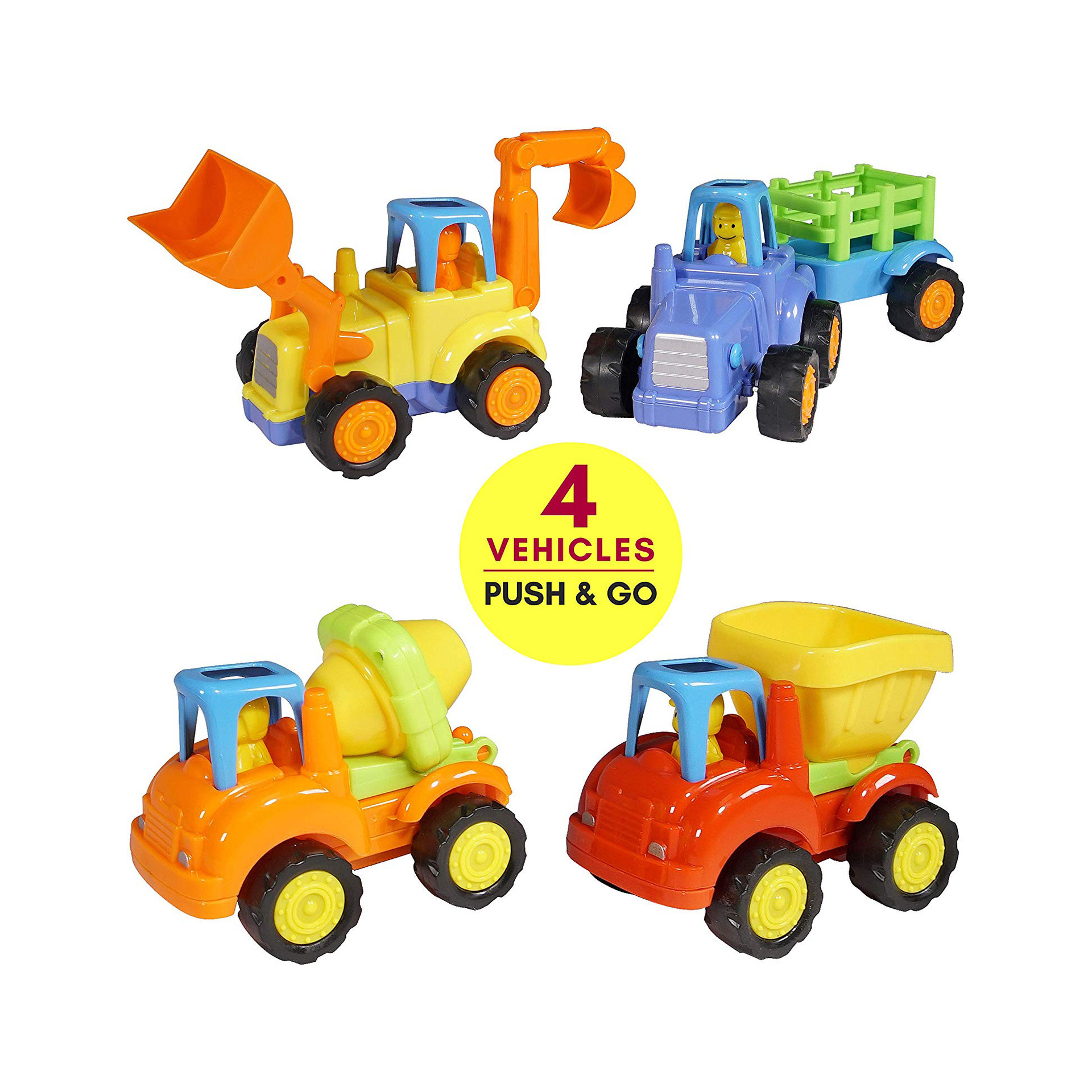 Cross-Border E-Commerce Amazon Hot Selling Children‘s Toys Inertial Vehicle Car Excavator Engineering Vehicle Warrior Scooter