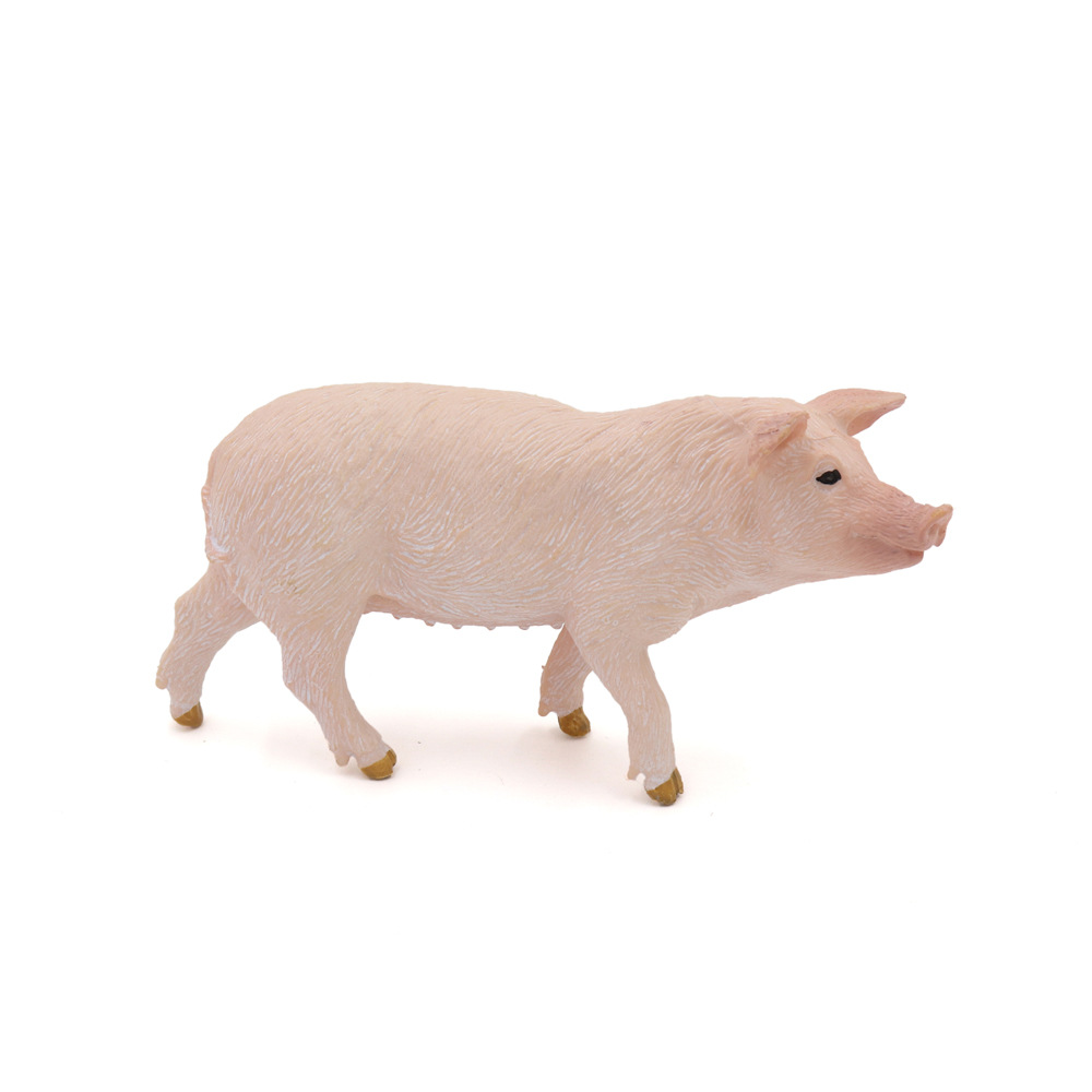 批发仿真猪模型 农场动物家猪摆件 儿童早教家畜玩具