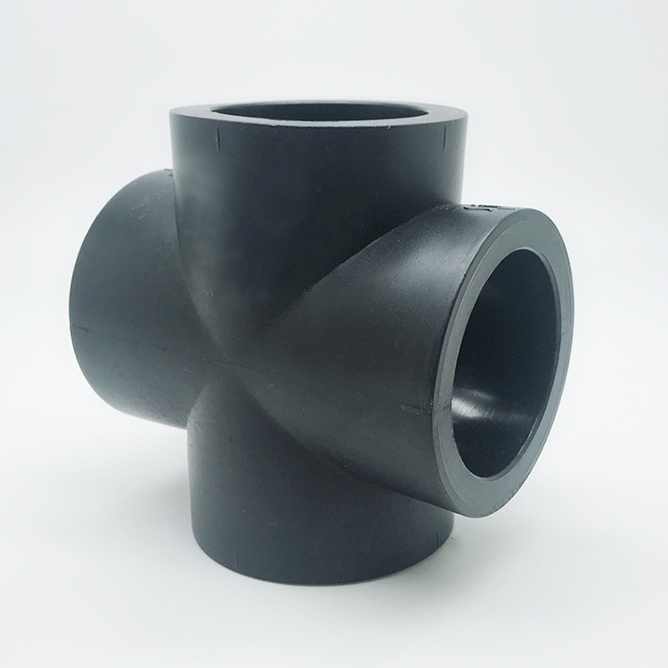 pe对接四通90 110 125 140 160 200 250 315