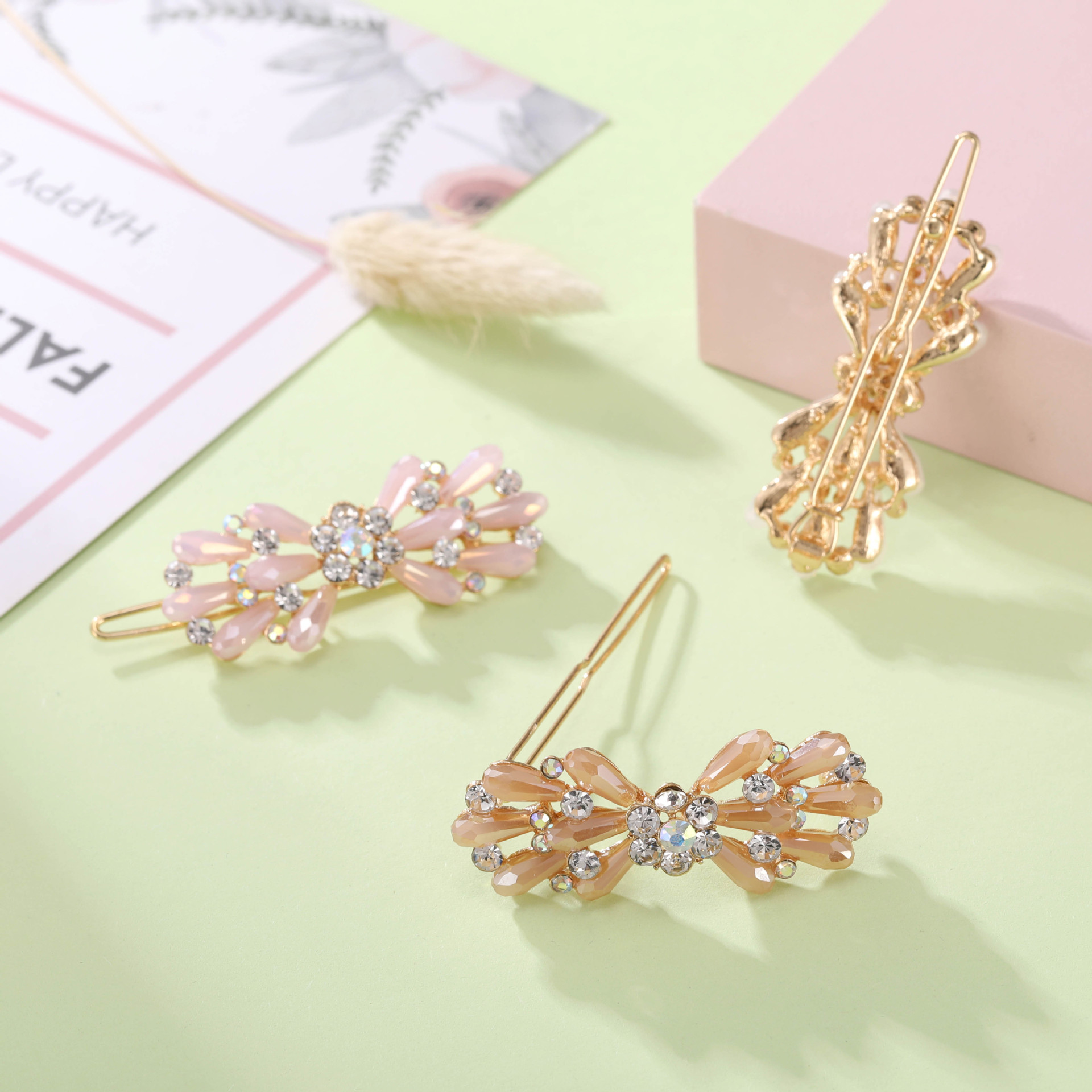 发卡女2019新款网红珍珠发夹韩国ins头发夹子头饰泫雅边夹少女