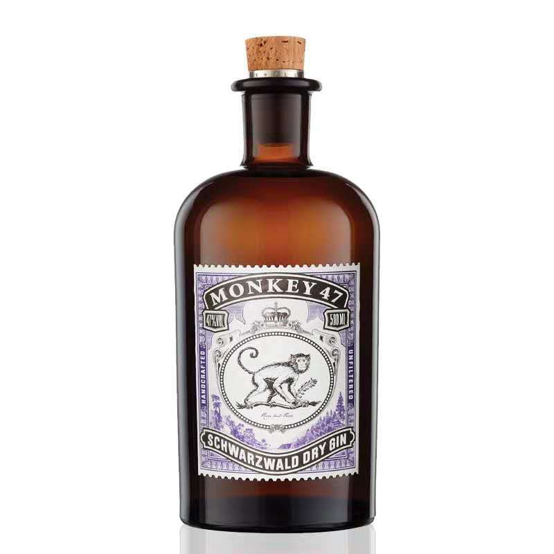 猴王47 monkey 47 gin黑森林干金酒猴子金酒50ml小酒版小酒伴