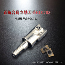 RL0702抗震螺纹刀头 JDMT0702锁牙头ESE替换式钨钢刀R0.8小径刀片