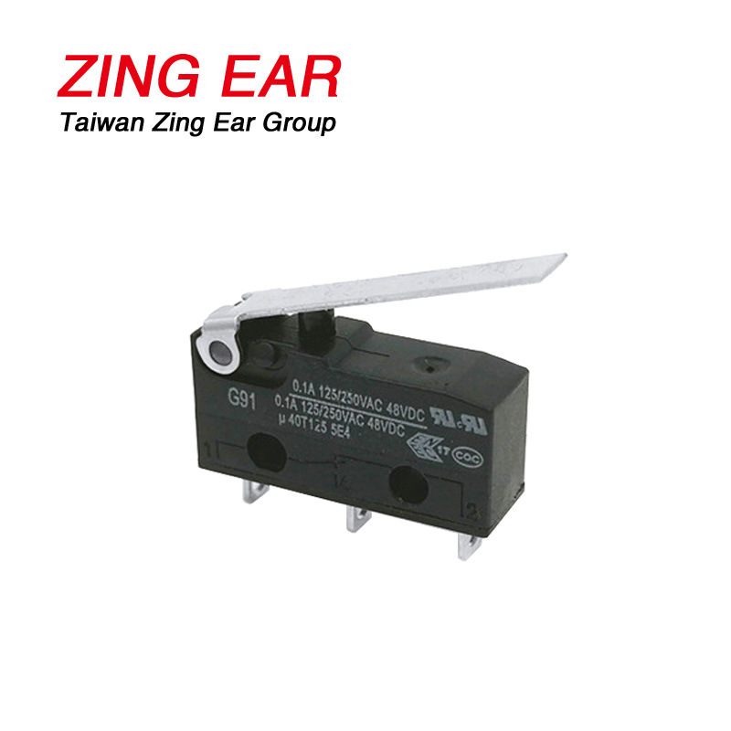 zingear热销品抽油烟机适用小型微动开关10a直手柄防水微动开关