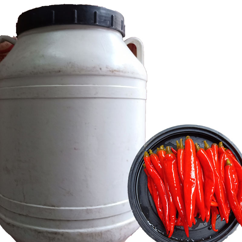 批发四川泡红椒泡辣椒泡美人椒红泡椒餐饮泡红椒酱腌菜桶装-阿里巴巴